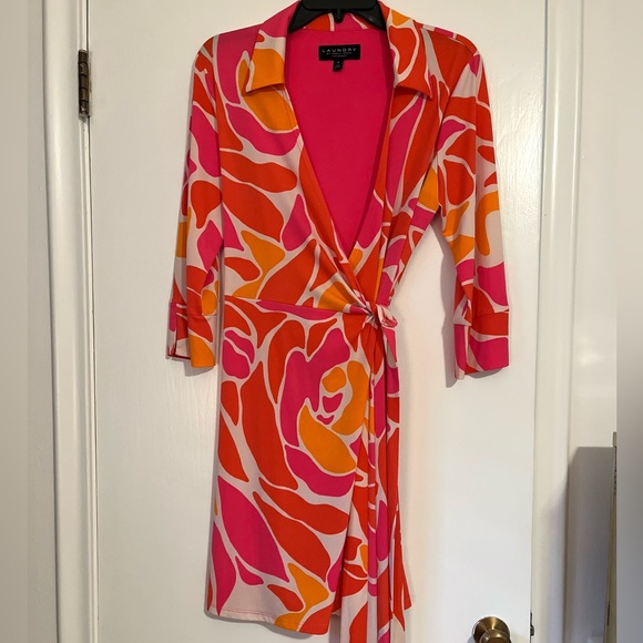 Laundry by Shelli Segal Wrap Dress - Picture 2 of 6